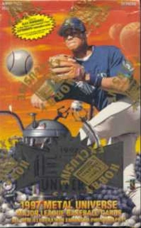 1997 fleer metal universe baseball 20 pack box|metal universe baseball card sets.